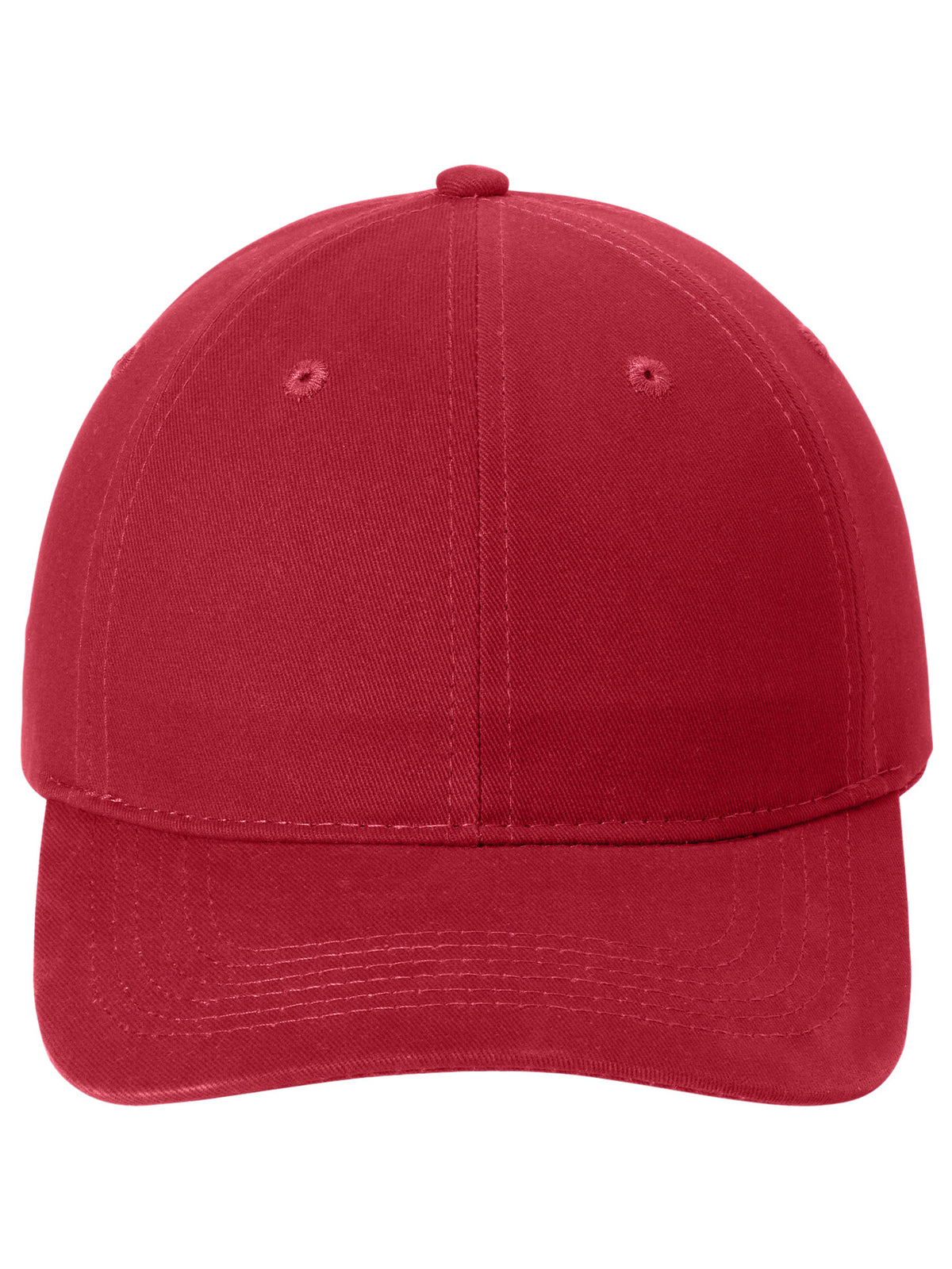 Brushed Twill Low Profile Cap - CP77 - Red