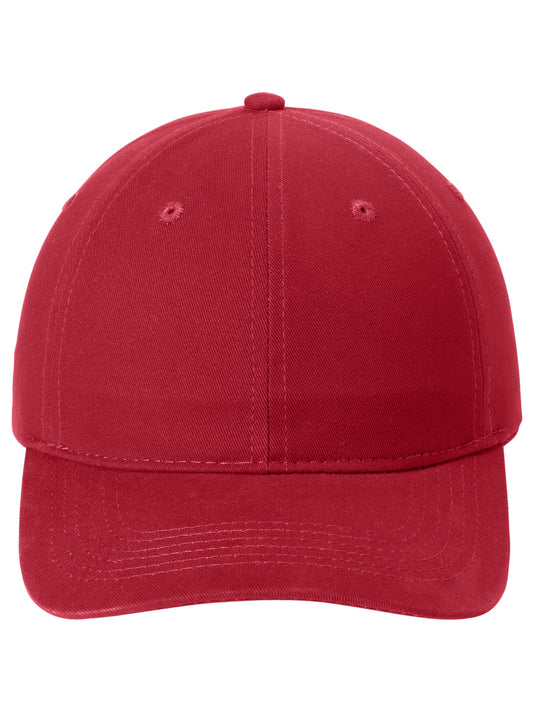 Brushed Twill Low Profile Cap - CP77 - Red