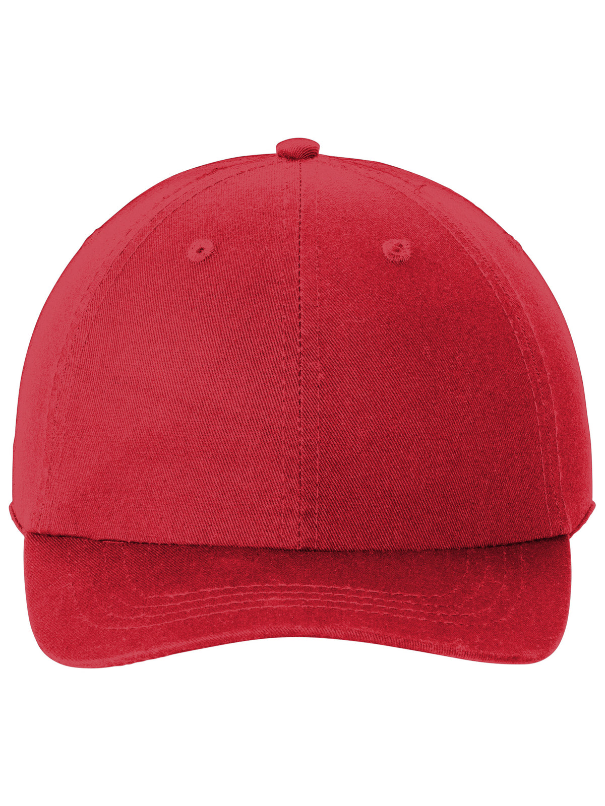Washed Twill Cap - CP78 - Red