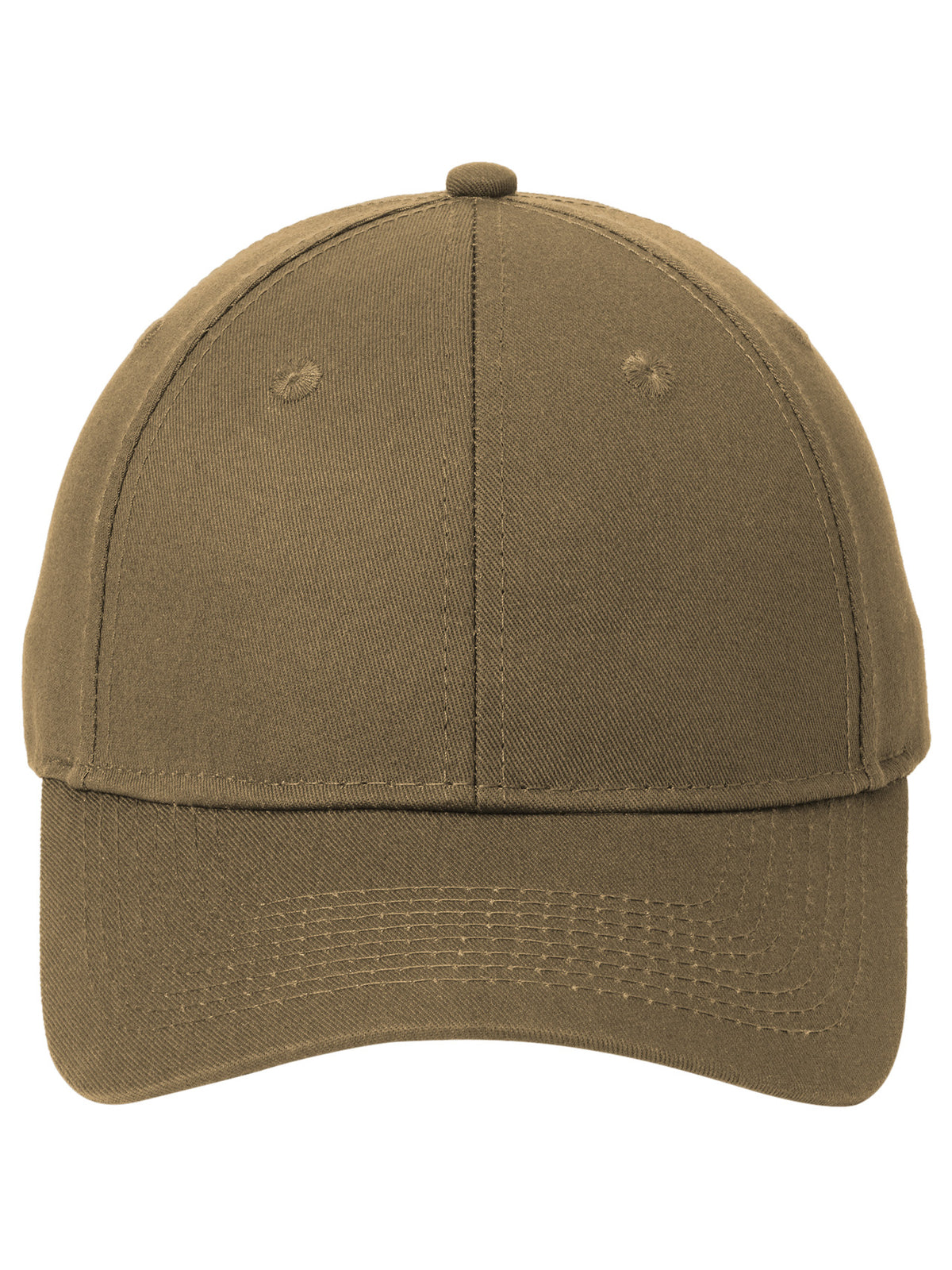Six-Panel Twill Cap - CP80 - Coyote Brown