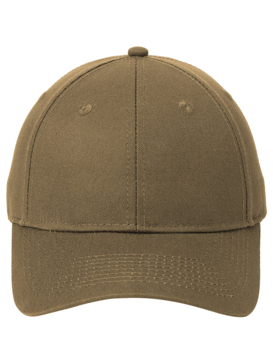 Six-Panel Twill Cap - CP80 - Coyote Brown