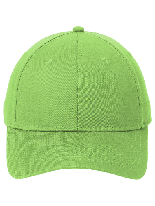 Six-Panel Twill Cap - CP80 - Lime