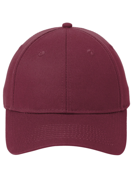 Six-Panel Twill Cap - CP80 - Maroon