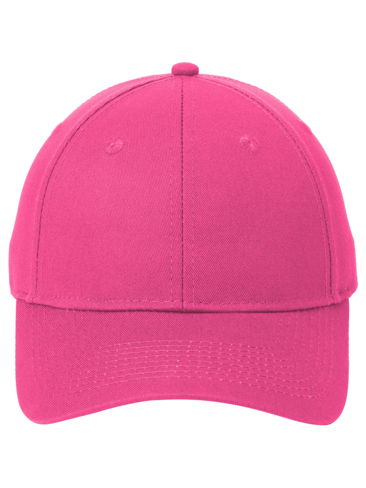 Six-Panel Twill Cap - CP80 - Neon Pink