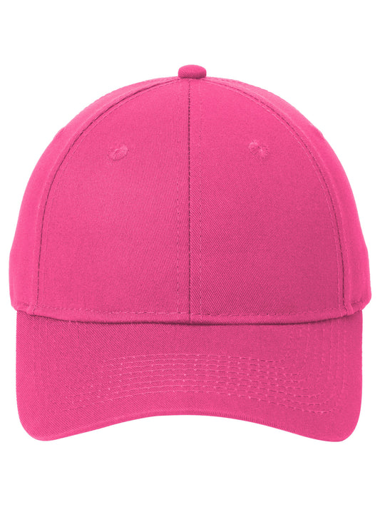 Six-Panel Twill Cap - CP80 - Neon Pink