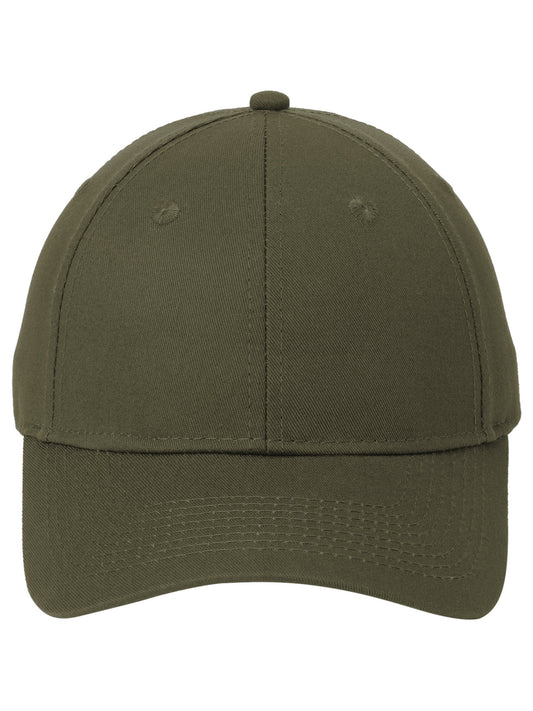 Six-Panel Twill Cap - CP80 - Olive Drab Green