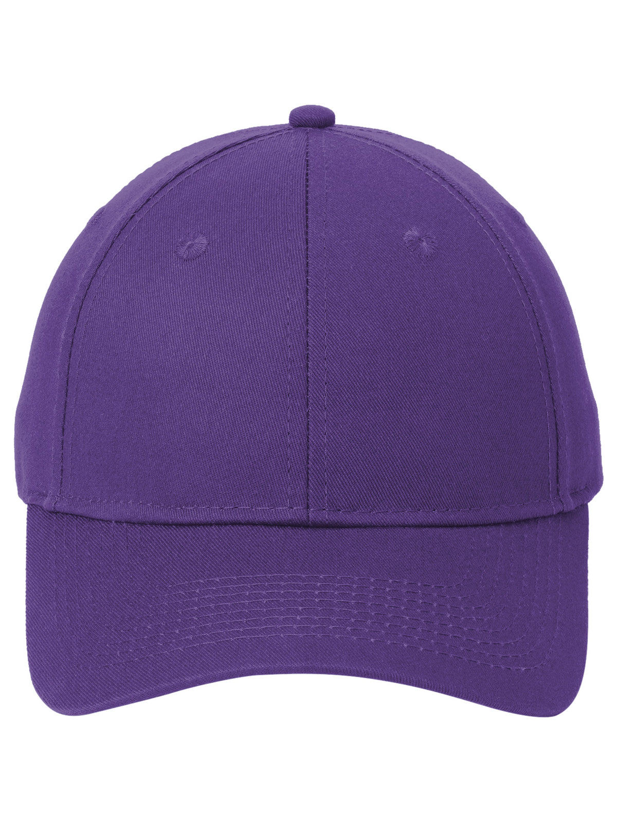 Six-Panel Twill Cap - CP80 - Purple
