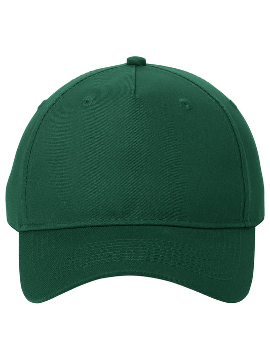 Unisex Five-Panel Twill Cap - CP86 - Hunter