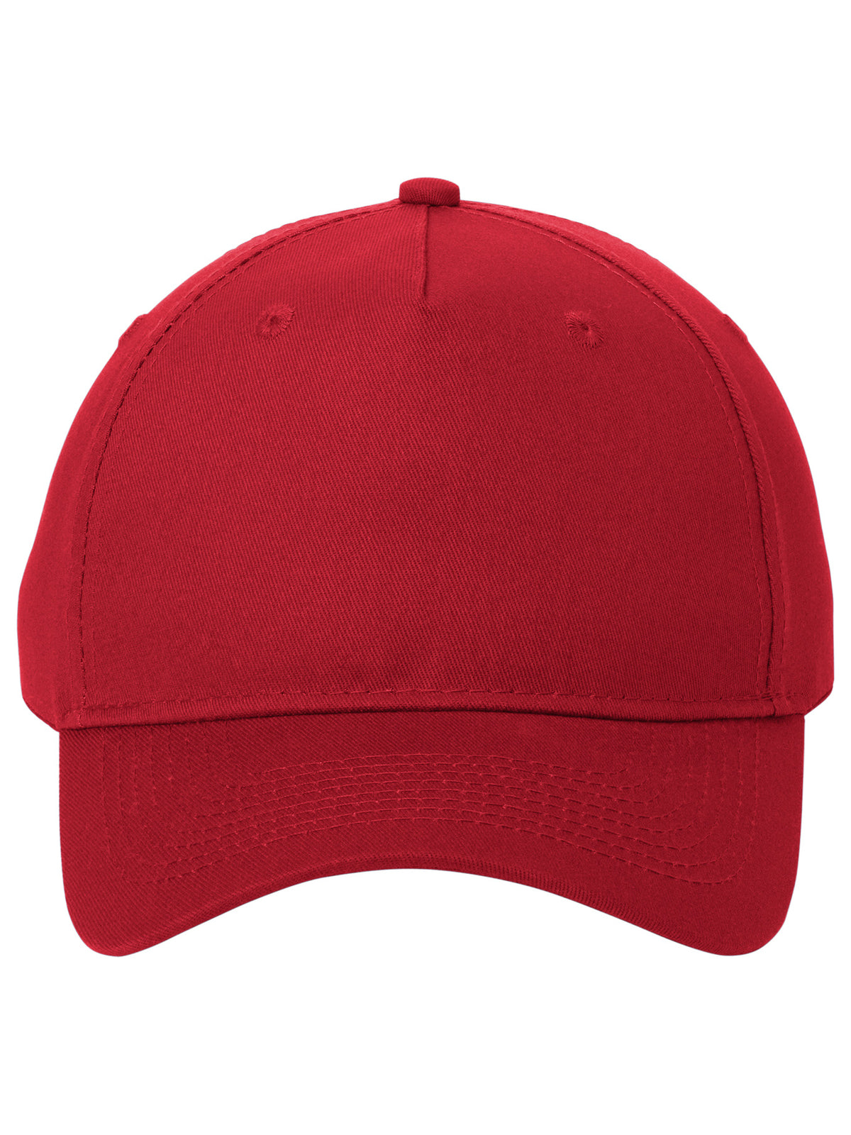 Unisex Five-Panel Twill Cap - CP86 - Red
