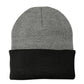 Unisex Knit Cap - CP90 - Athletic Oxford/ Black