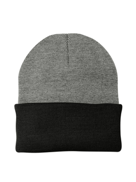 Unisex Knit Cap - CP90 - Athletic Oxford/ Black