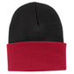 Unisex Knit Cap - CP90 - Black/ Athletic Red