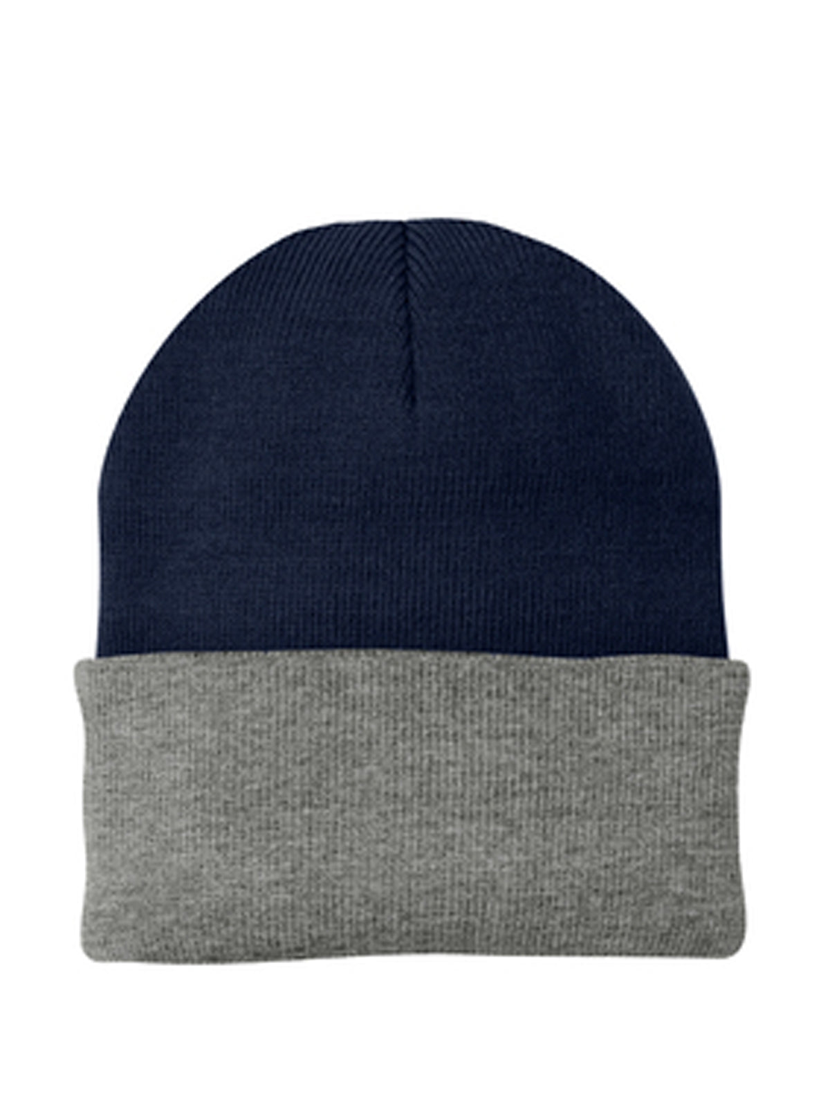 Unisex Knit Cap - CP90 - Navy/ Athletic Oxford