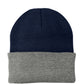 Unisex Knit Cap - CP90 - Navy/ Athletic Oxford