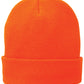 Fleece-Lined Knit Cap - CP90L - Athletic Orange