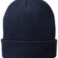 Fleece-Lined Knit Cap - CP90L - Navy