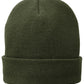 Fleece-Lined Knit Cap - CP90L - Olive Drab Green