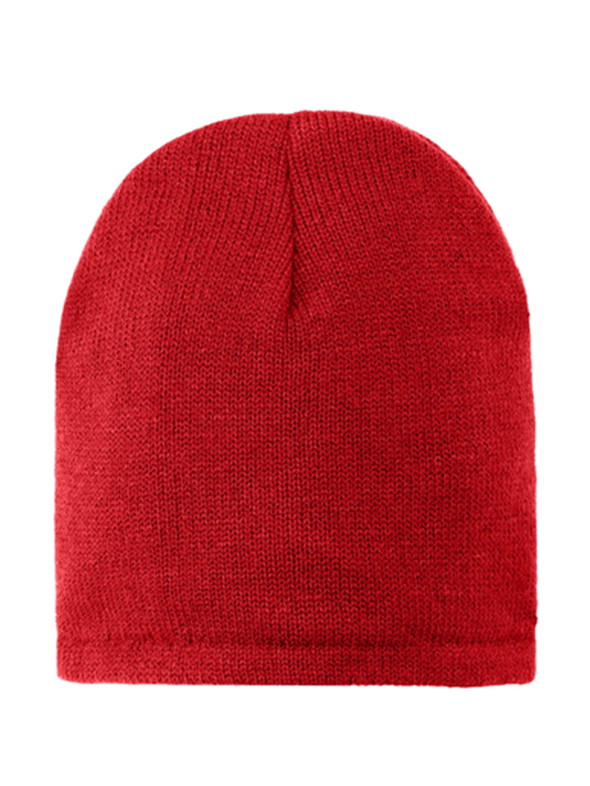 Unisex Fleece-Lined Beanie Hat - CP91L - Athletic Red