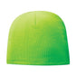Unisex Fleece-Lined Beanie Hat - CP91L - Neon Green