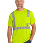 Men's One-Pocket ANSI 107 Class 2 Mesh Tee - CS200 - Safety Yellow