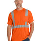 Men's One-Pocket ANSI 107 Class 2 Mesh Tee - CS200 - Safety Orange