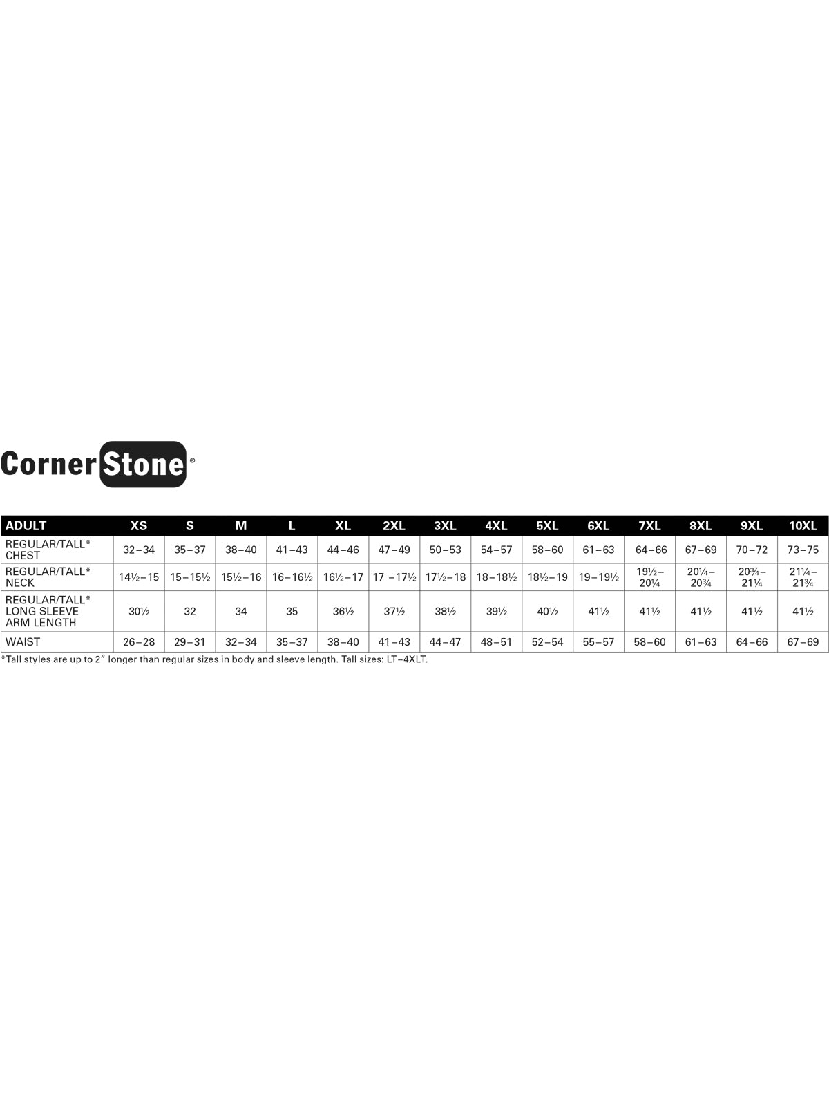 SIZECHART