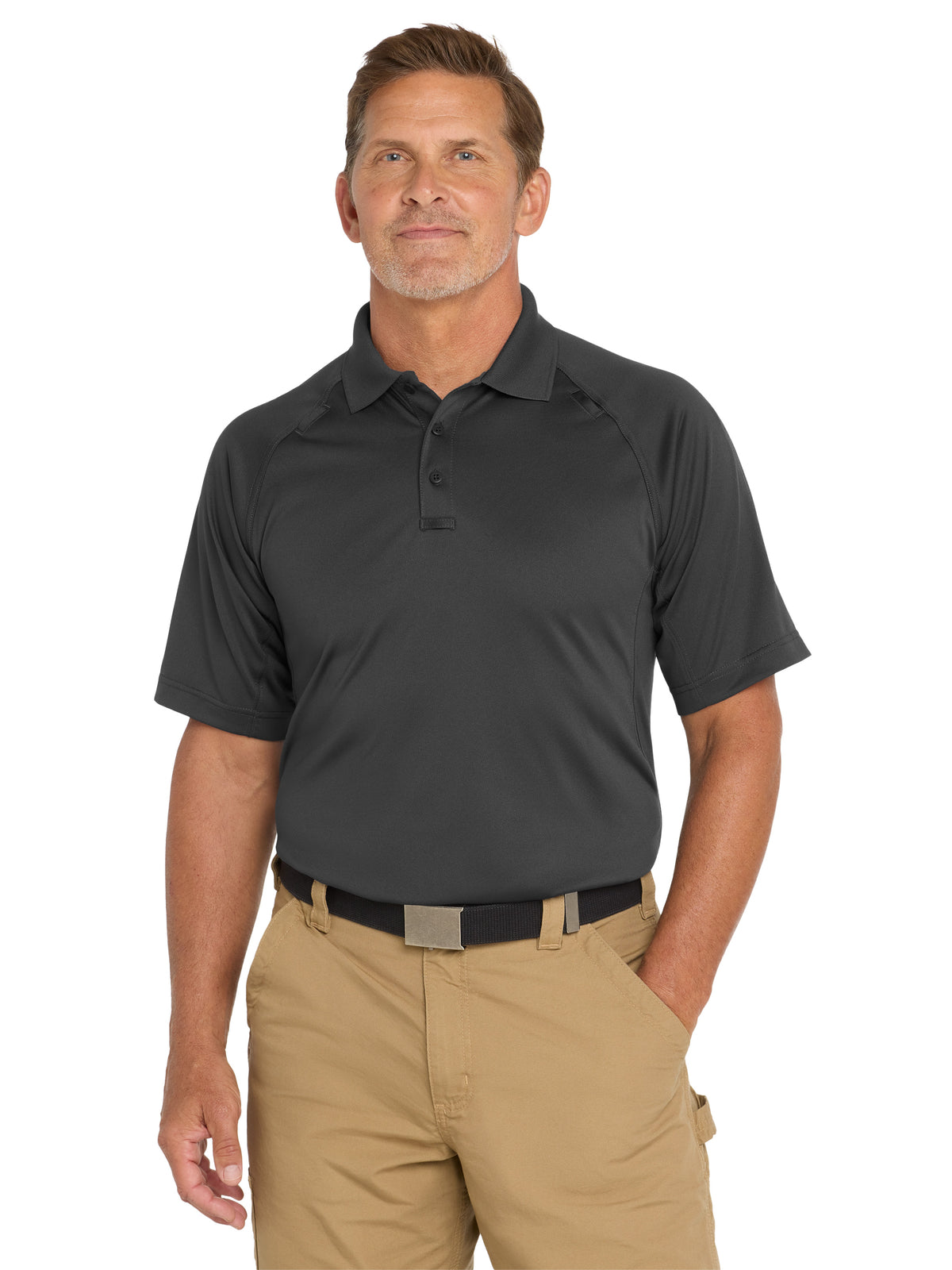 Men's 1-Pocket Snag-Proof Polo - CS410 - Charcoal