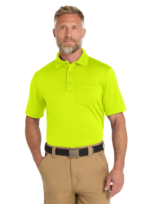 Men's One-Pocket Snag-Proof Polo - CS412P - Safety Yellow