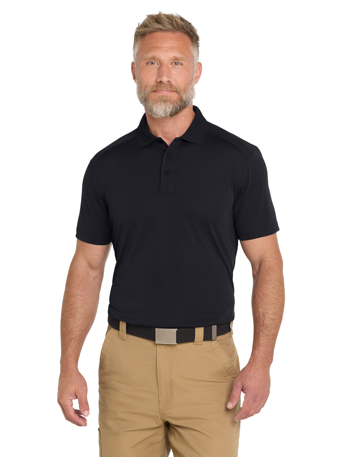 Men's Pocketless Lightweight Snag-Proof Polo - CS418 - Dark Navy