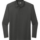 Men's Pocketless Lightweight Snag-Proof Long Sleeve Polo - CS418LS - Charcoal