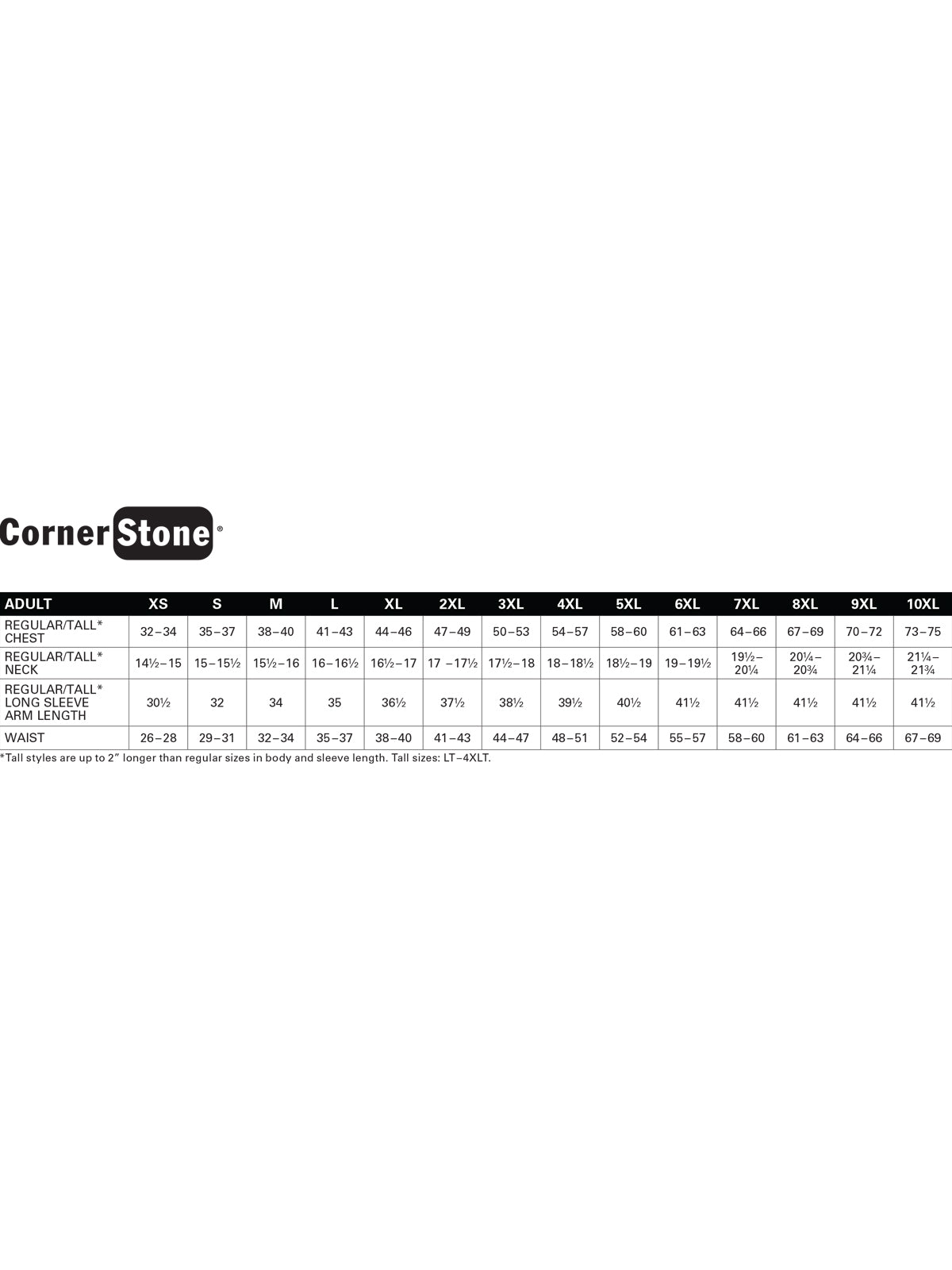 SIZECHART