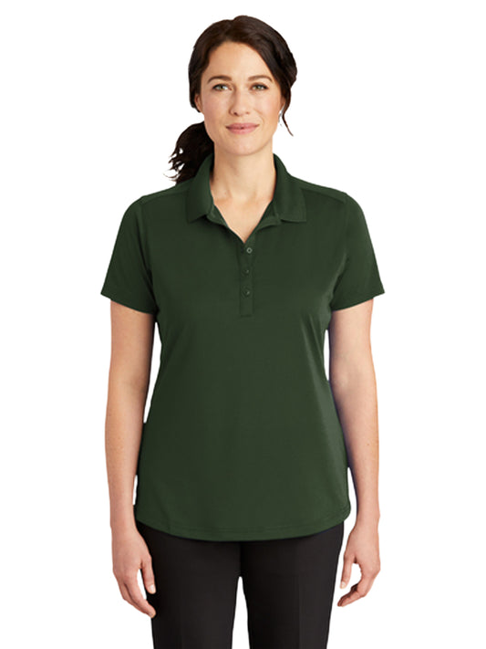 Women's Pocketless Lightweight Polo - CS419 - Dark Green