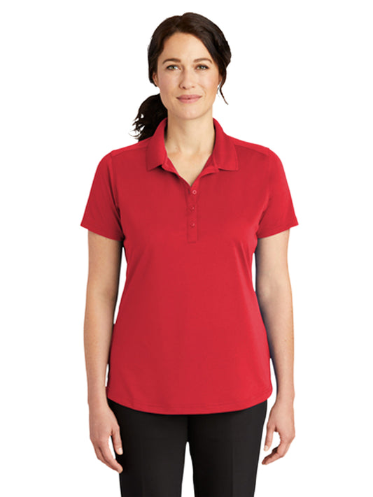 Women's Pocketless Lightweight Polo - CS419 - Red