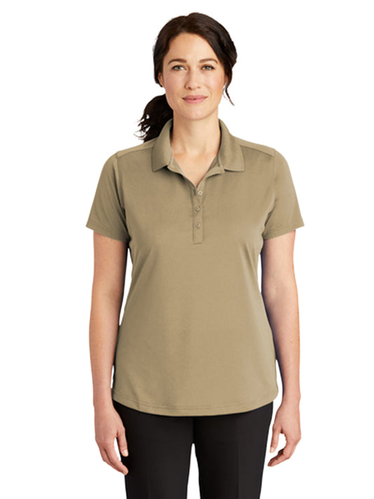 Women's Pocketless Lightweight Polo - CS419 - Tan