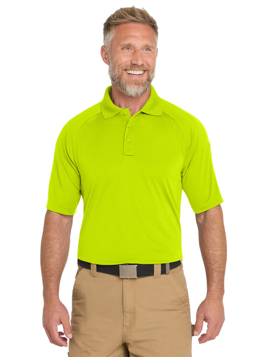 Men's 1-Pocket Lightweight Polo - CS420 - Safety Yellow