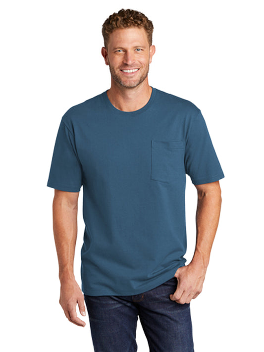 Men's 1-Pocket Workwear Tee - CS430 - Regatta Blue