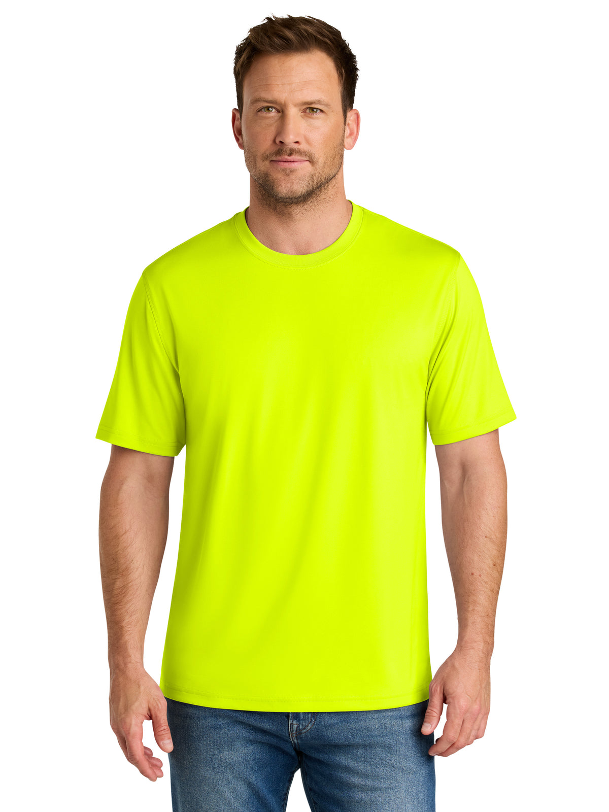 Men's Workwear Pro Short Sleeve T-Shirt - CS440 - Safety Yellow