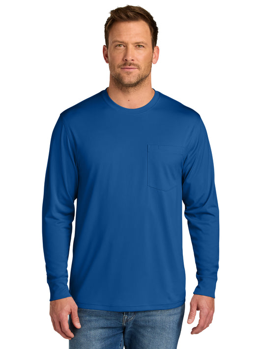 Men's Workwear Pro Long Sleeve Pocket T-Shirt - CS440LSP - Royal