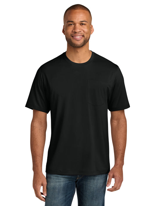 Men's Workwear Pro Short Sleeve Pocket T-Shirt - CS440P - Black
