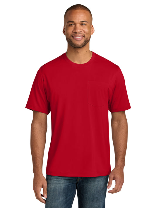 Men's Workwear Pro Short Sleeve Pocket T-Shirt - CS440P - Red