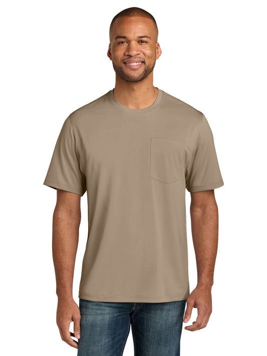 Men's Workwear Pro Short Sleeve Pocket T-Shirt - CS440P - Silver Tan