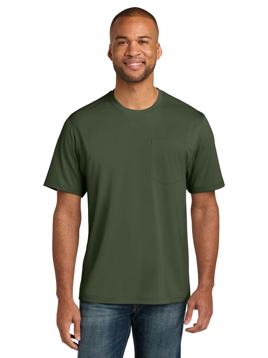 Men's Workwear Pro Short Sleeve Pocket T-Shirt - CS440P - Tactical Green