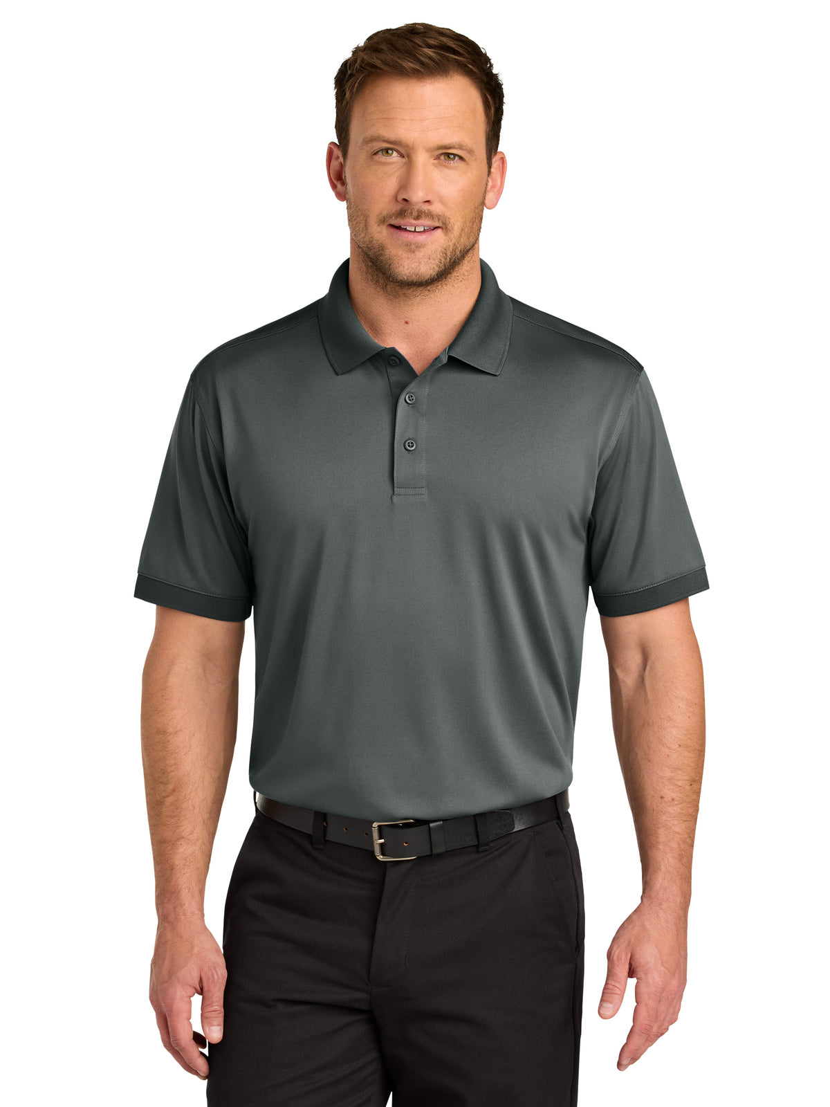 Men's Pocketless Workwear Pro Polo - CS450 - Metal Grey
