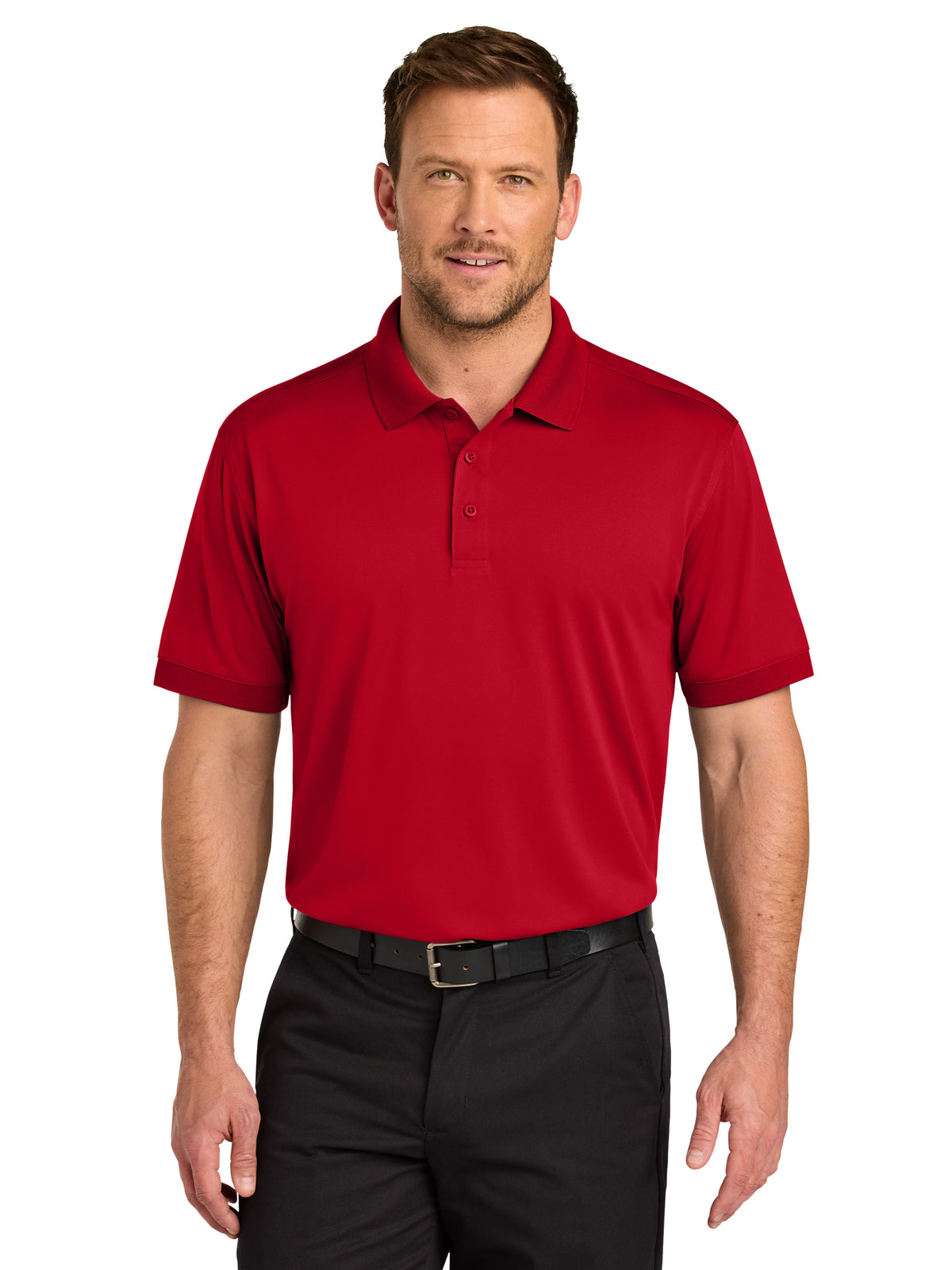 Men's Pocketless Workwear Pro Polo - CS450 - Red