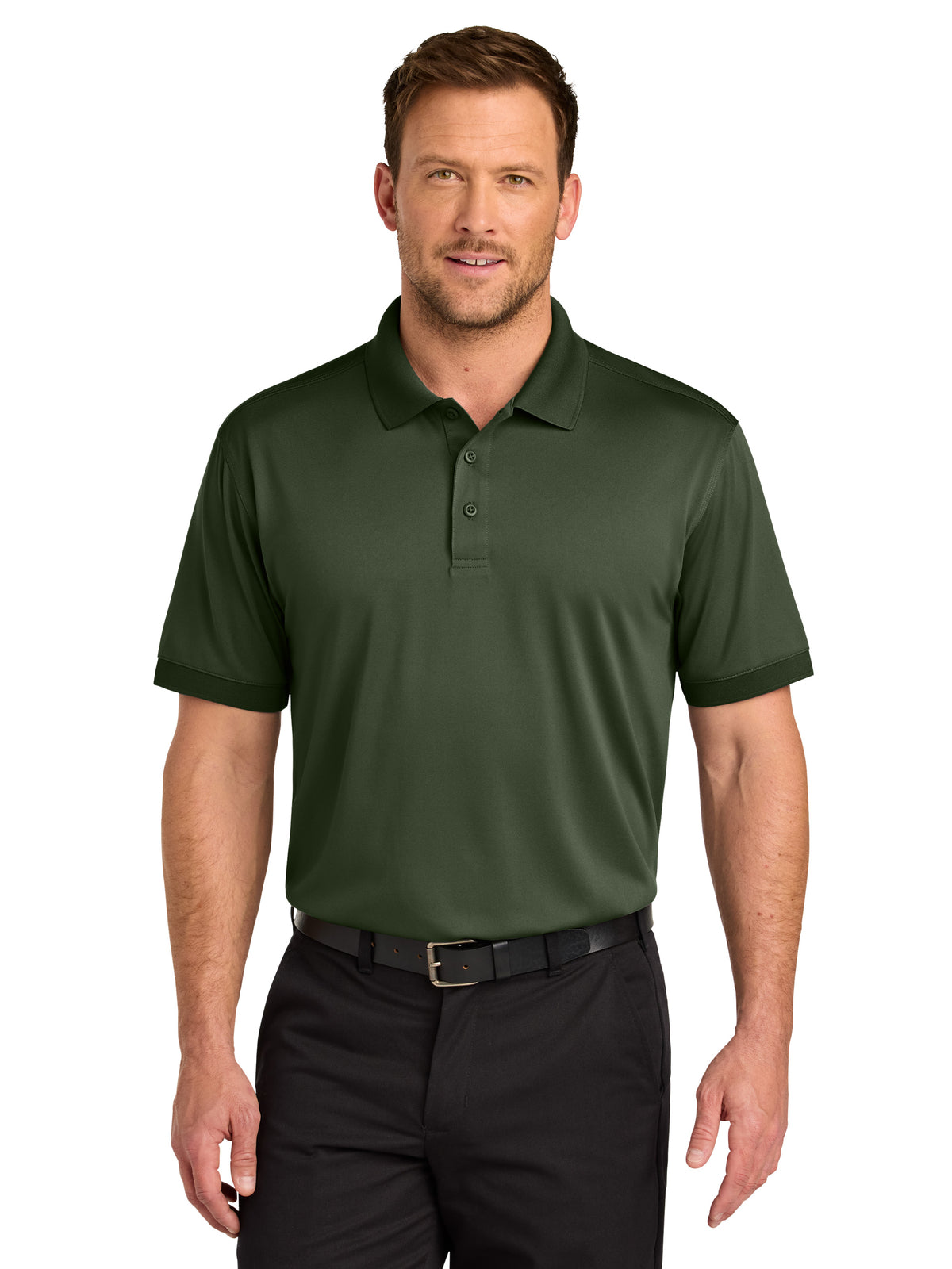 Men's Pocketless Workwear Pro Polo - CS450 - Tactical Green