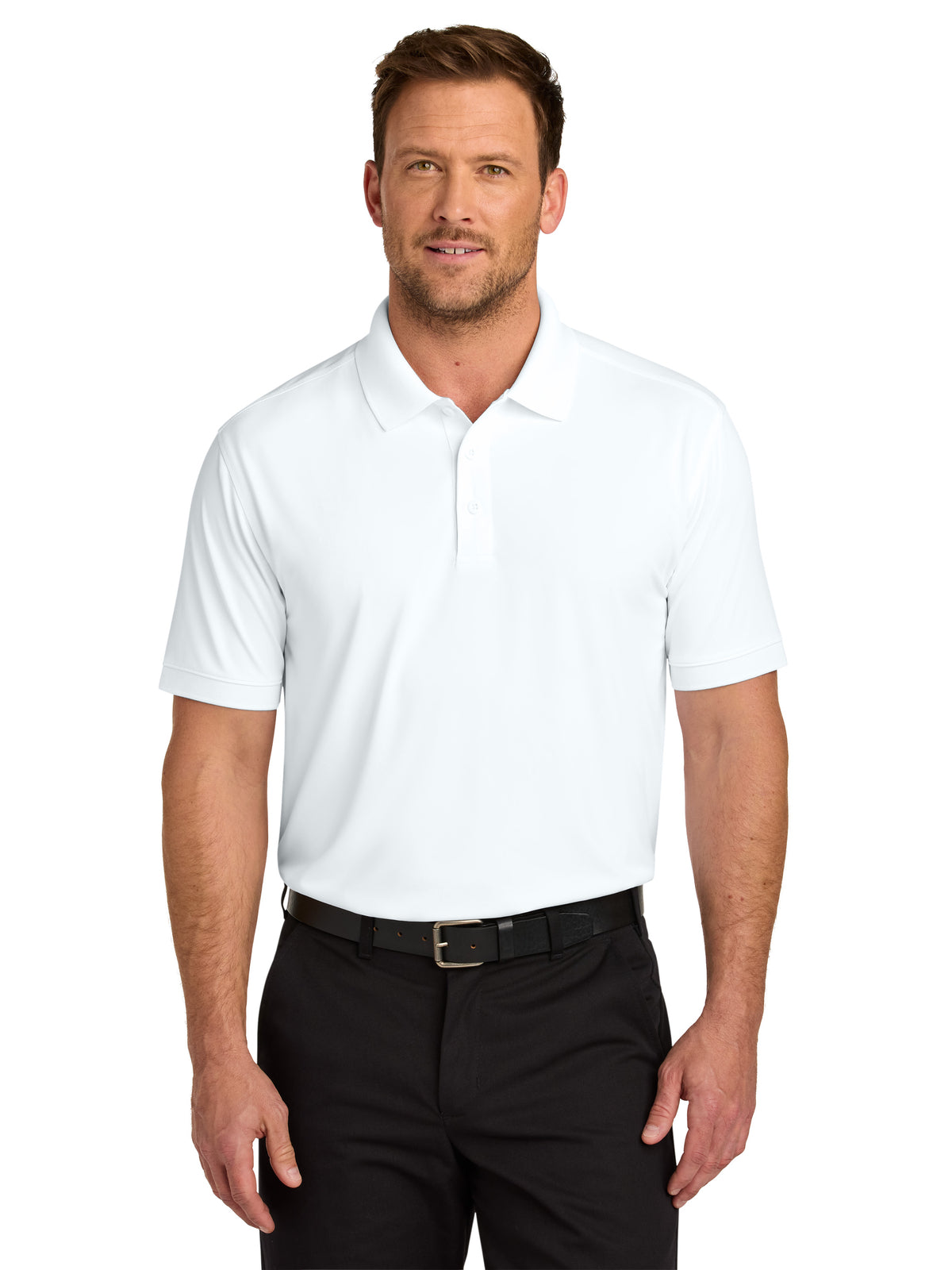 Men's Pocketless Workwear Pro Polo - CS450 - White