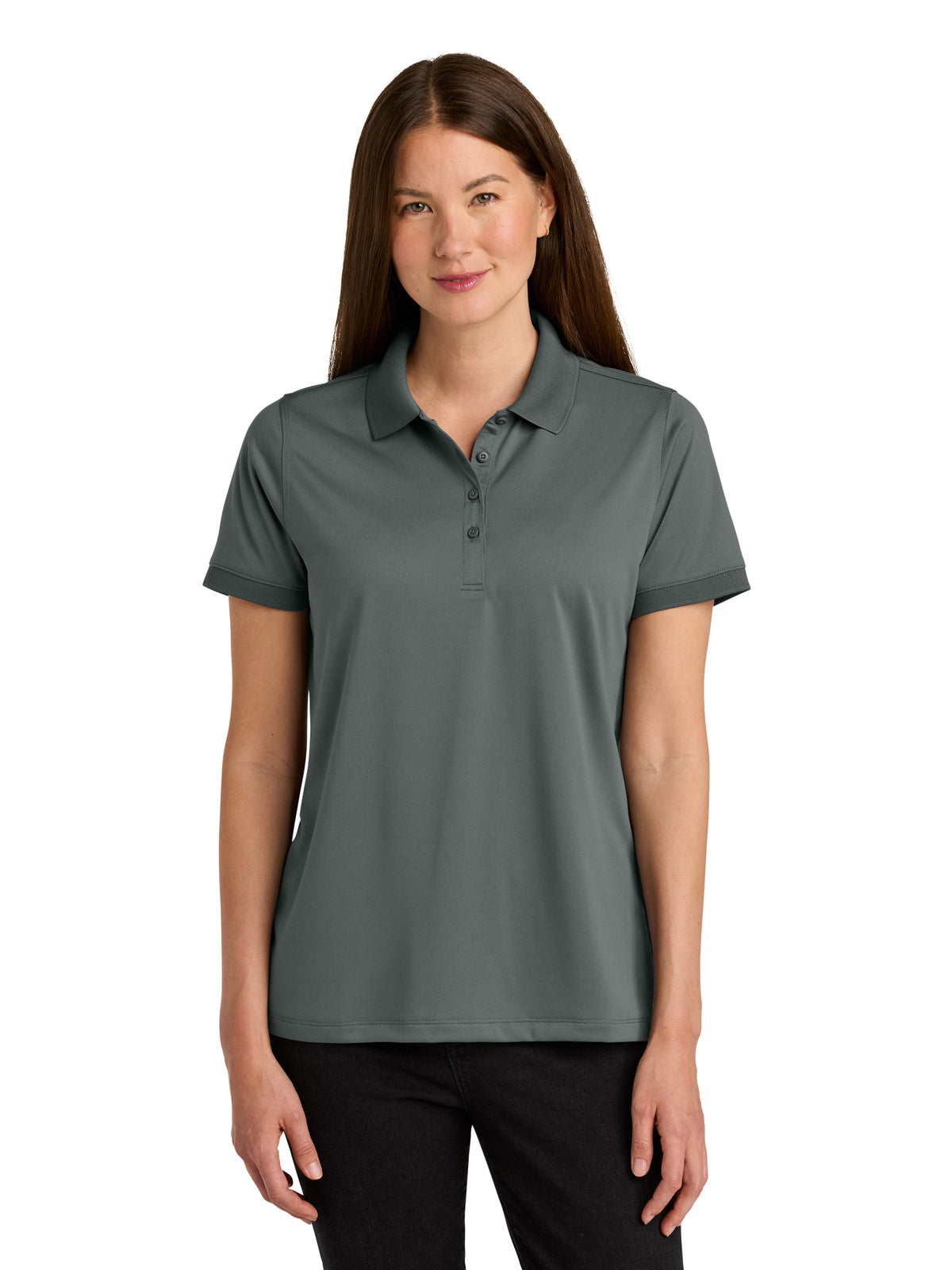 Women's Pocketless Workwear Pro Polo - CS451 - Metal Grey