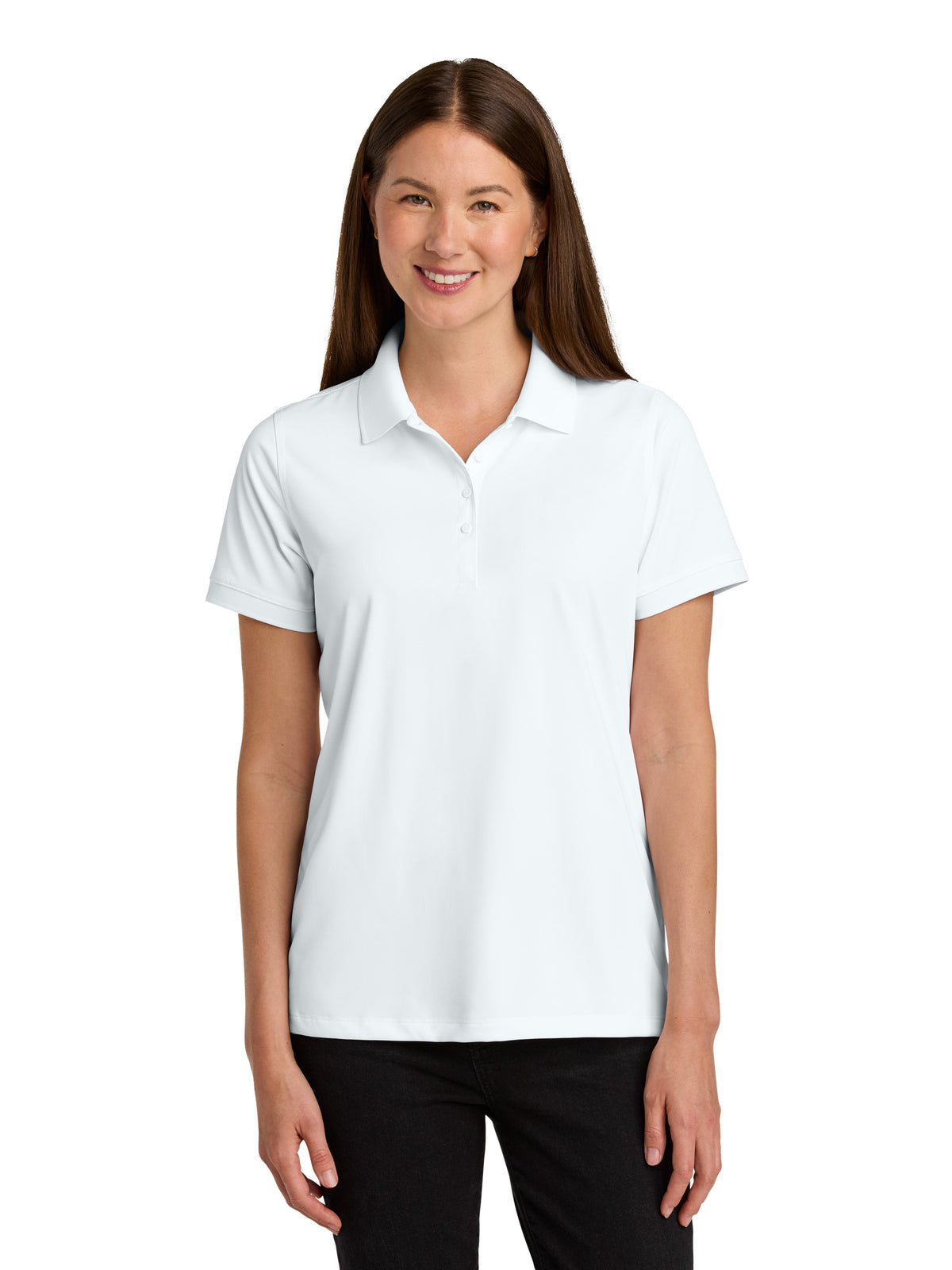Women's Pocketless Workwear Pro Polo - CS451 - White