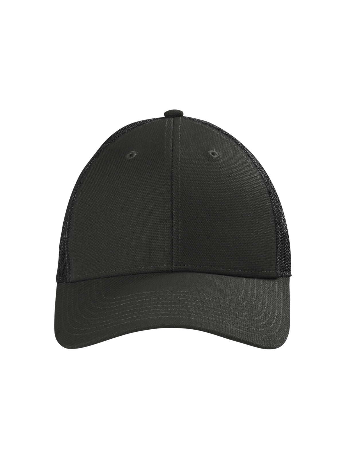 Unisex Canvas Mesh Back Cap - CS811 - Black