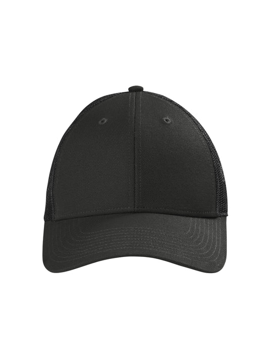 Unisex Canvas Mesh Back Cap - CS811 - Black